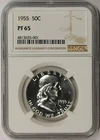 1955 Franklin Half Dollar 50C Proof PF 65 NGC