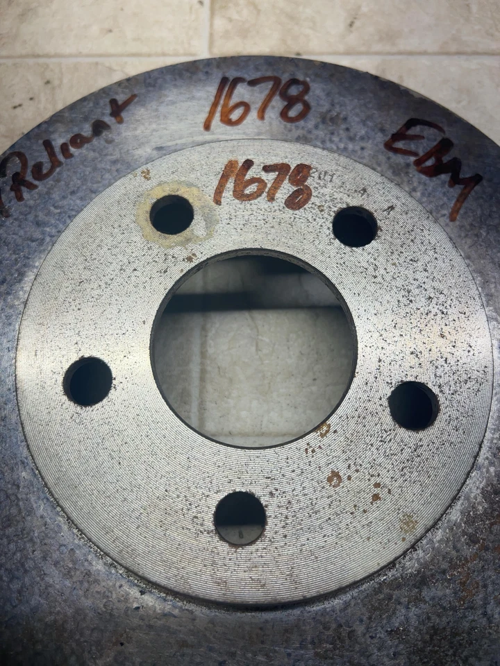 Rotor de freno de disco delantero Reliant Aries 87-89 Sundance Shadow 1986-1989 nuevo Mopar Foto 3 de 4