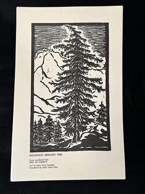 Lunch 1959 Mary Tresidder Della Hoss Yosemite Ahwahnee Hotel Menu Hemlock Tree