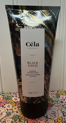 CELA BLACK GOLD SUPREME COFFEE SCRUB 6.7 OZ EXFOLIANT