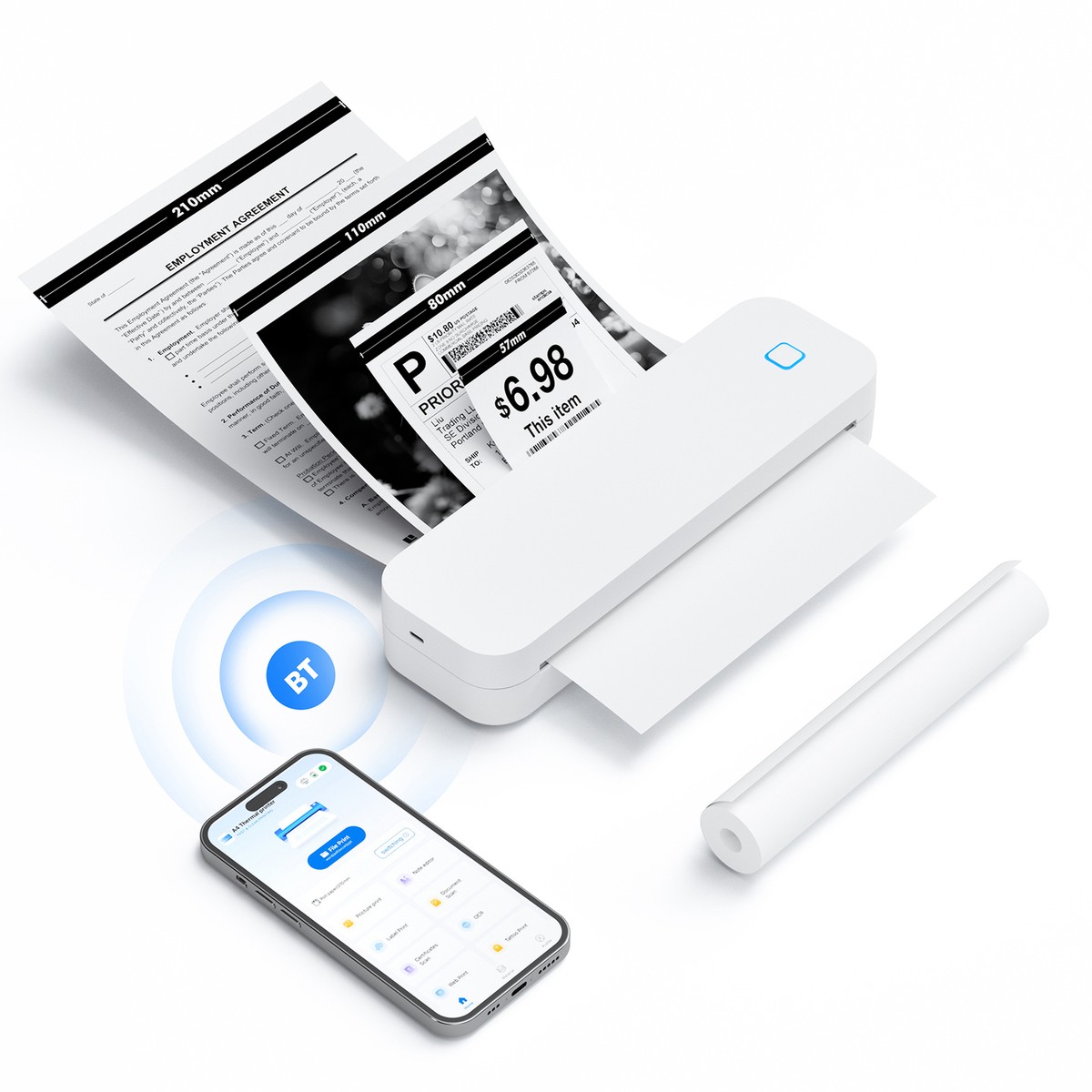 A4 Portable Thermal Transfer Printer Transfer Printer Use