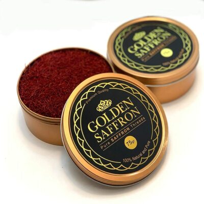 Golden Saffron, Finest Pure Premium All Red Saffron Threads, Grade A+