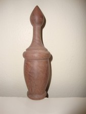 WOOD FINIAL UNFINISHED FOR CLOCK, BED OR FURNITURE FINIAL 91