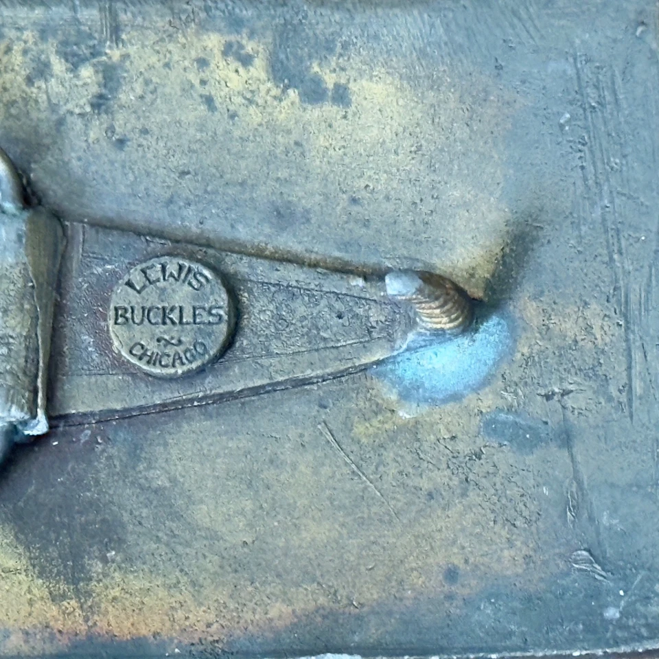 Hebilla de cinturón de latón vintage Coca Cola de Atlanta GA Trans-Pan San Francisco Expo Foto 3 de 4