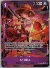 Shanks (065) (Alternate Art) R Carrying On His Will OP13-065 NM