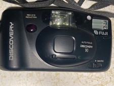 Fuji Discovery 90 Date 35mm Point  Shoot Camera Auto Focus Film, Case  Manual