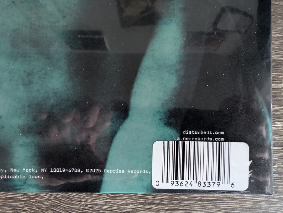 Disturbed the Sickness 25th Anniversary Spotify Exclusive Milky Clear LP - Image 3 of 3