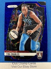 2024 #36 Tina Charles Panini Prizm WNBA Blue Velocity Prizm Dream