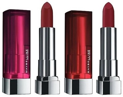 Maybelline New York Color Sensational Creamy Matte Lipstick, 696 Burgundy Blush,