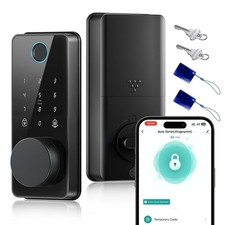 Keyless Entry Door Lock, Biquole Smart Lock with App Control, Fingerprint D...