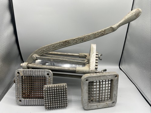 Antique Metal King French Fry Cutter Strite Anderson Co. Minneapolis, MN USA