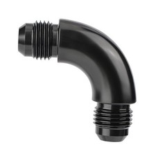 Male to Male One Piece Full Flow Swivel Coupler Union Fitting 6AN 90 Degree