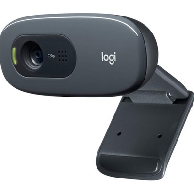 Logitech C270 Webcam, HD 720p, 60° Sichtfeld, Fester Fokus, Belichtungskorrek...