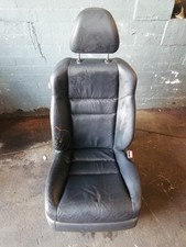 HONDA ACCORD MK7 FRONT DRIVERS SEAT BLACK LEATHER HEATED ELECTRIC 2005