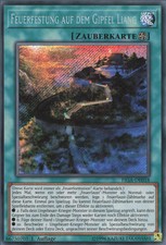 YuGiOh Feuerfestung auf dem Gipfel Liang FIGA-DE018 Secret Rare Excellent 1st