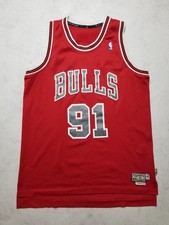 Adidas Dennis Rodman 91 Chicago Bulls Hardwood Classics Jersey Men's Size M