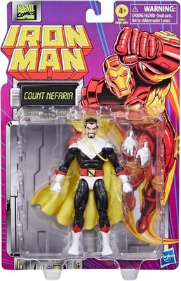 Hasbro Marvel Legends Series 6'' Iron Man Count Nefaria Neu/OVP