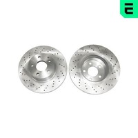 2X Optimal Bremsscheibe BS-7370C FüR MERCEDES-BENZ