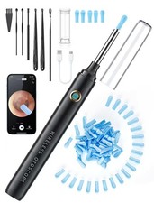 Ear Wax Removal Tool Kit Camera 1080P HD Otoscope Light, 50 Tips, iPhone Android