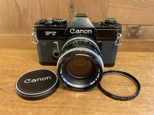  Rare Black : Near Mint Canon FT QL Film Camera FL 50mm F/1.4 Lens From Japan
