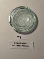 VINTAGE CANNING JAR COVER / LID, "TRADEMARK MASONS IMPROVED" REG. 1871 , LOT #7