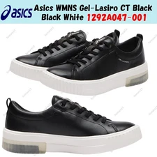 Asics WMNS Gel-Lasiro CT Black Black White 1292A047-001 Women's Size