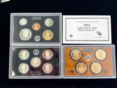 2011 United States Mint Silver Proof Set w/Box & COA | eBay