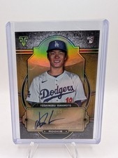2024 Topps Triple Threads Yoshinobu Yamamoto Rookie Auto Gold /25 MVP