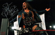 Mickie James IMPACT Wrestling 11x17 Signed Photo Poster JSA Certified Autograph