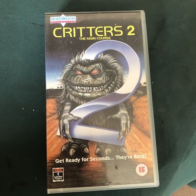 Critters 2 - The Main Course VHS Pal Video Tape. Scott Grimes, Liane Curtis.