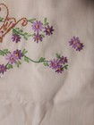 NEW Vintage Hand Embroidered Love Birds Matching Pair Of Pillowcases ,  32”x19”. — photo 9