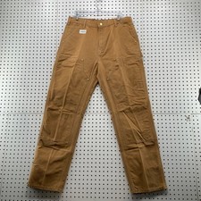 Vintage Carhartt Double Knee Pants 36x34 36x33 Brown Utility Union USA B01 BRN