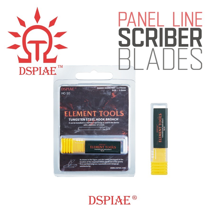 DSPIAE: Scriber Blades - Panel Line - Singles 12 Blade Sizes - Scribing ...