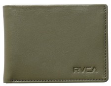 RVCA August Bi-Fold Wallet - Olive - New