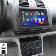 7" Android 15 Autoradio Apple Carplay GPS Navi RDS SWC Bluetooth Für VW LUPO Kam