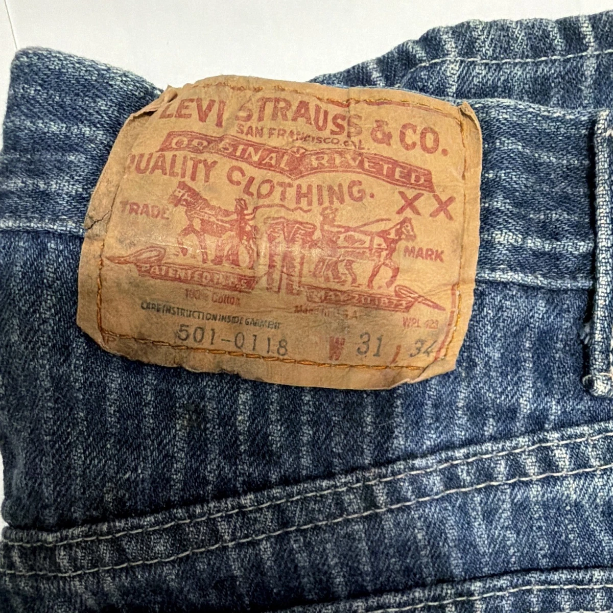 Levi's 501 Men's 34 in Inseam Jeans for sale | eBay