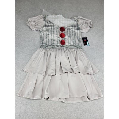 IT Chapter Two Pennywise Clown Costume Dress Adult Large Halloween Cosplay