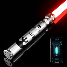 Dueling Light Saber, Upgraded RGB 3.0 Motion Control 16 Sound Fonts 16 RGB ...