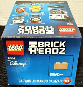 NEW SEALED! LEGO BRICKHEADZ 41594 CAPTAIN ARMANDO SALAZAR  / DISNEY / PIRATES