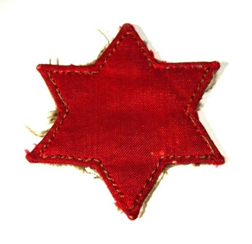 ORIGINAL WOOL-BACKED COTTON WW1 6th INFANTRY DIVISION SHOULDER PATCH