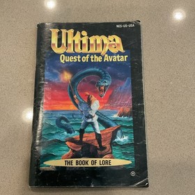 Ultima: Quest of the Avatar Exodus Lot Manuals Map Book Of Lore NES Authentic