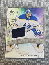 2020-21 SP Game Used #173 Jonas Johansson Jersey Buffalo Sabres