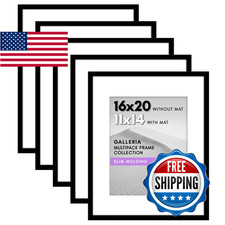 Americanflat 16X20 Picture Frame Polished Plexiglass - Set Of 5 - Use As 11X14