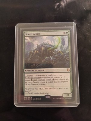 Scute Swarm Rare Zendikar Rising 203 NM Mint Mtg Tcg 