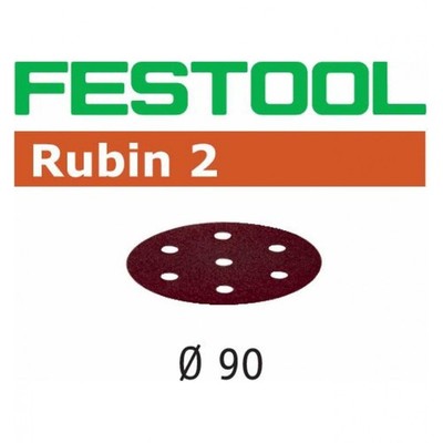 Festool Schleifscheibe STF D90/6 P60 RU2/50 Rubin 2