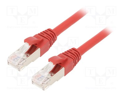 RJ45-Stecker,beiderseitig ETHERLINE Cat.6a,S/FTP Patch cord