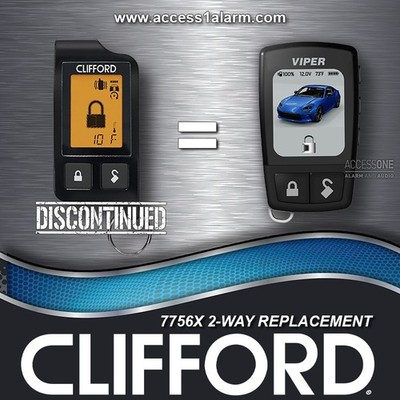 New 2-Way Color Viper 7957V For The DISCONTINUED Clifford 7756X