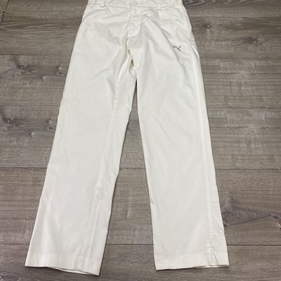 Puma Pants Mens 30x32 White Chino Cotton Stretch Sportlifestyle Pockets