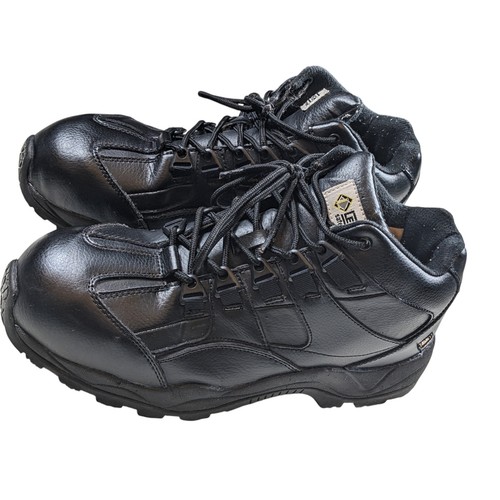 Zapatos de seguridad Lehigh para hombre 11W punta de acero trabajo botas de excursionista deslizamiento aceite industrial 6333 - Imagen 7 de 12