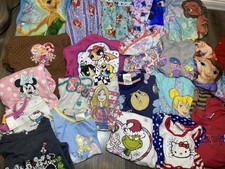 Vintage Y2K Modern Character Girl Clothes 25 Piece Lot Shirts Pajamas 5-8T